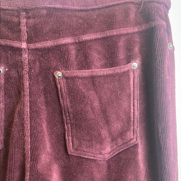 Style & Co. Deep Red Corduroy Jeggings - Picture 4 of 5